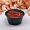 Dart Plastic Souffle Portion Cups, 3 1/4 oz., Black, PK2500 P325BLK - alternate 3
